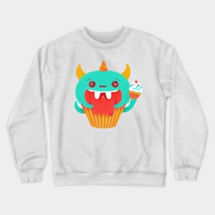 Cupcake Monster Crewneck Sweatshirt